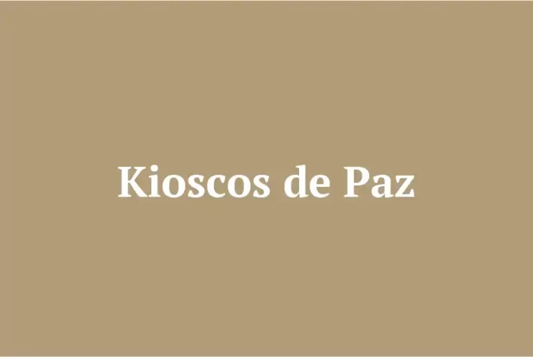 Kioscos de Paz